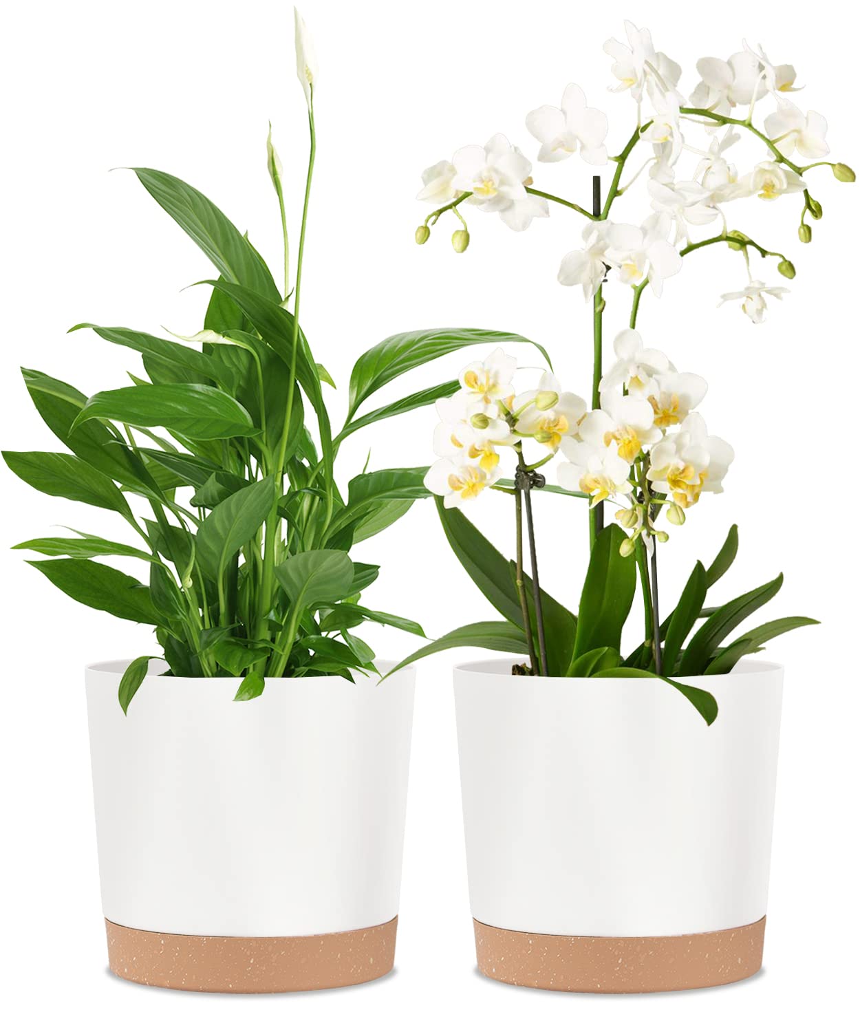 Amazon.com : kubvici 2 Pack 8 Inch Planters for Indoor Plants
